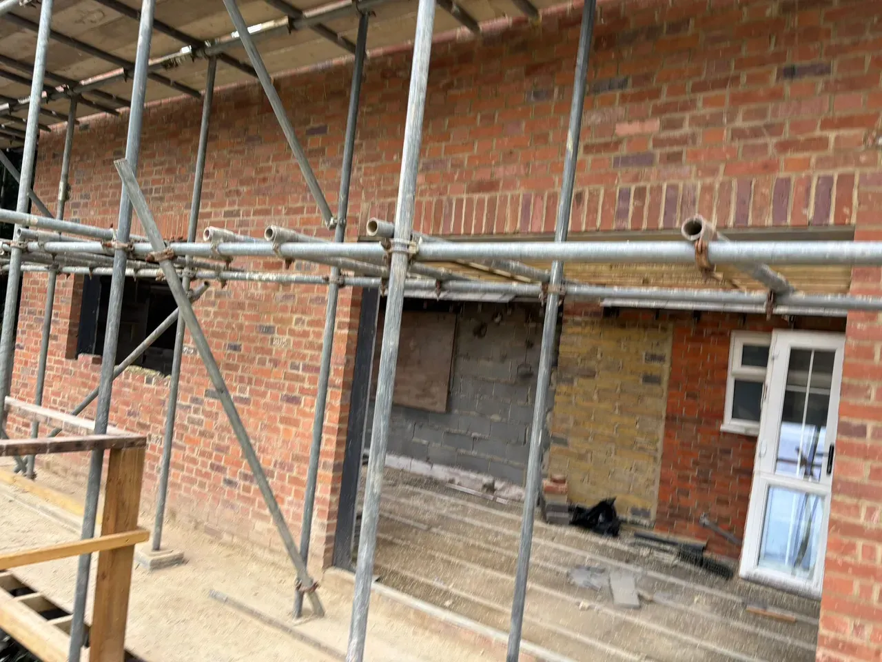 Loft boarding and plastering — a new room takes shape